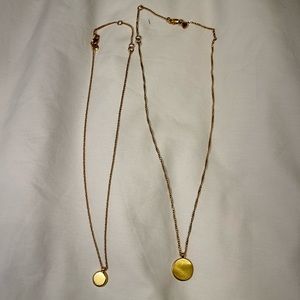Etsy Gold Matching Necklace Set
